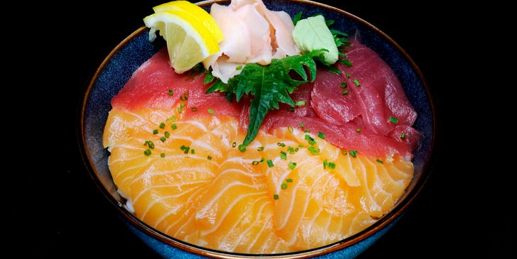 Chirashi salmon & tuna - MY | Sushi & Japanese Food Delivery in Monaco, Cap-d'Ail & Beausoleil